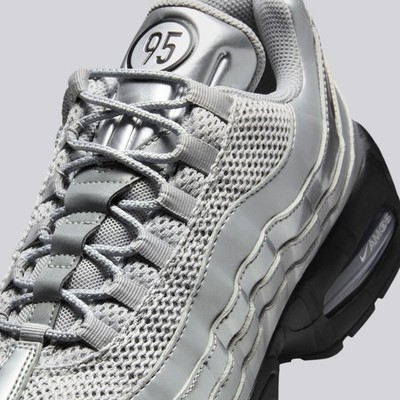 Nike Air Max 95 SE Metallic Silver Total 90 Big Bubble IB6830-002