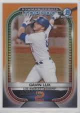 2021 Bowman Scouts Top 100 Orange Refractor 16/25 Gavin Lux #BTP-2 06z2