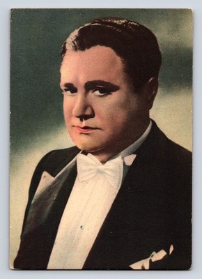 Italian Opera Tenor Beniamino Gigli La Canzone Del Cuore Continental Postcard