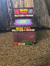 SOLD OUT AUTHENTIC NeeDoh Nice Cube Glitter and Glow PINK Squishy