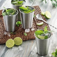 6-pack 8oz stainless steel children's cups, shatterproof drinking cups