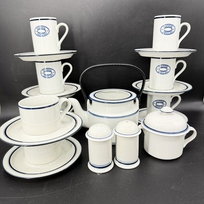 Dansk Bistro Christianshavn Blue Dinnerware Japan Vintage 1980s CHOICE