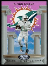 2025 Panini Certified Pink De'Von Achane 135/199 Dolphins #85