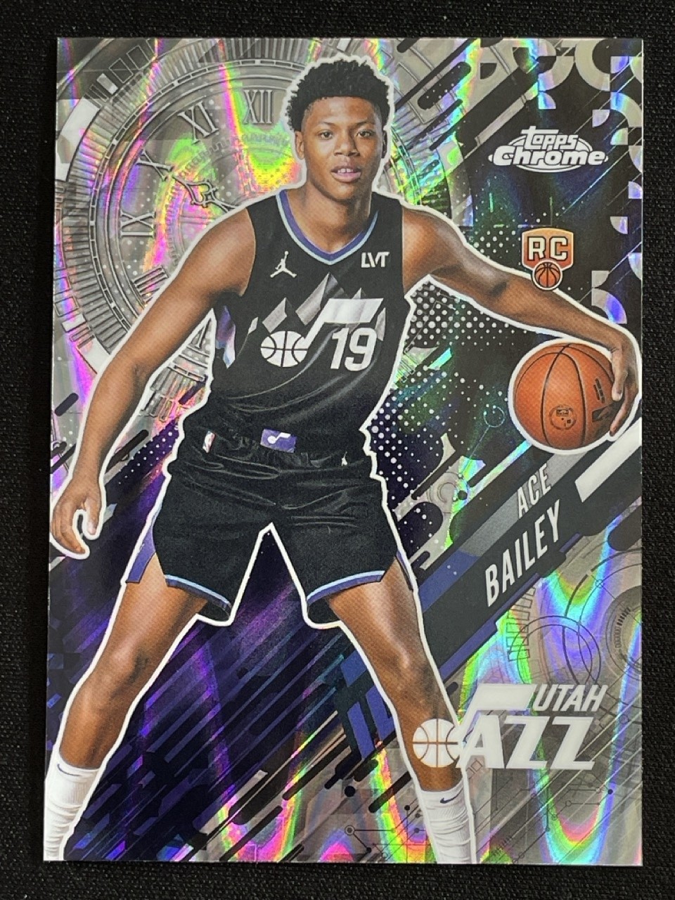 Ace Bailey 2025-26 Topps Chrome Go Time RayWave Refractor RC #GT-20 -71c