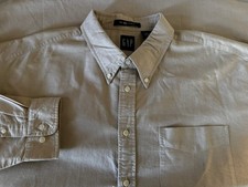 Gap Vintage Men's The BIG Oxford Tan Button Down Dress Shirt Size XL 100 Cotton