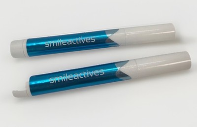 Smileactives Advanced Teeth Whitening Pen Vanilla Mint Stick 0.11 oz. Lot Of 2