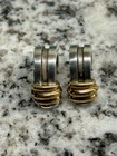 TIFFANY & CO ATLAS EARRINGS 18K GOLD 925 SILVER CLIP ON HUGGIE EARRINGS — photo 2