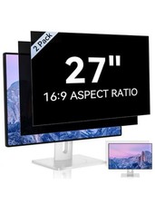  2 Pack 27 Inch Computer Privacy Screen for 16:9 Aspect Ratio Widescreen Mon...
