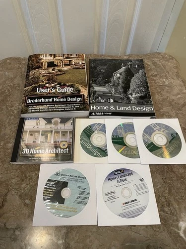 3D Home Architect Deluxe 5.0 Edition Windows CD-ROM & Extras LandDesigner