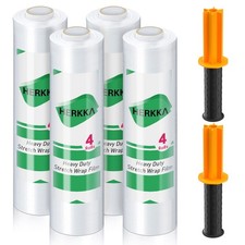 Stretch Film, Stretch Wrap with Handles Industrial Strength, Moving Wrapping ...