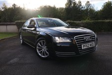 2012/62 AUDI A8 SE EXEC 3.0 TDI SPORTS BEIGE LEATHER XENONS TOP SPEC