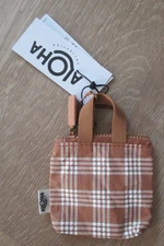 ALOHA COLLECTION - PALAKA Tiny Tripper Toffee Mini Bag / Coin Purse - NWT