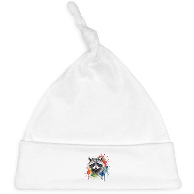 'Raccoon Portrait' Baby Beanie Hat (BH00043704)