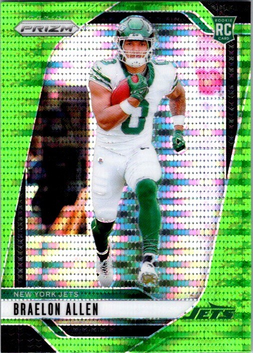 2024 Panini Prizm #311 Braelon Allen Neon Green Pulsar