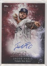 2018 Topps Inception Rookie and Emerging Stars Red 18/75 Jacob Faria Auto s3g