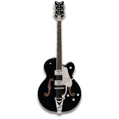 Gretsch Falcon Hollow Body Electric Guitar with Ebony Fingerboard (Black)