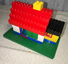 LEGO 105 Multicolour House Build on Green Baseplate Bulk Lot Bricks & Blocks