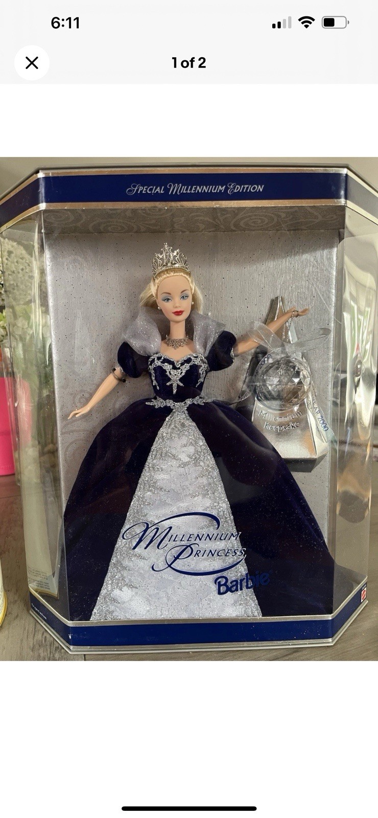 Millennium Princess 2000 Barbie Doll Special Edition with Millenium ...