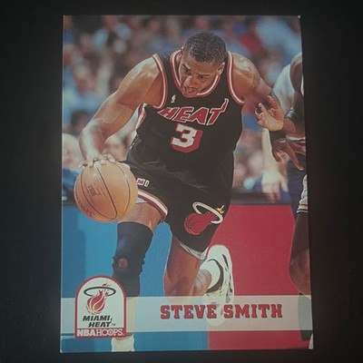 SkyBox 1993-94 NBA Hoops Steve Smith #118 Miami Heat NBA Basketball Card Base