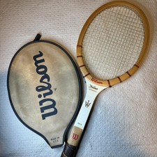 Vintage 1960s Wilson Jack Kramer Autograph Tennis Racket Speed Flex Fibre Face