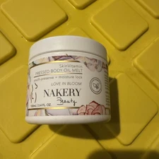 Nakery Beauty Love In Bloom Pressed Body Oil Melt 3.4 fl oz New Sealed