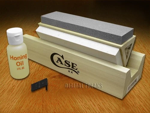 Case xx Arkansas Stone & Honing Oil Tri-Hone Kit de afilado para cuchillos 9399 Foto 2 de 4