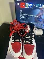 Jordan Air Jordan 1 High Top Mens Leather Sne...