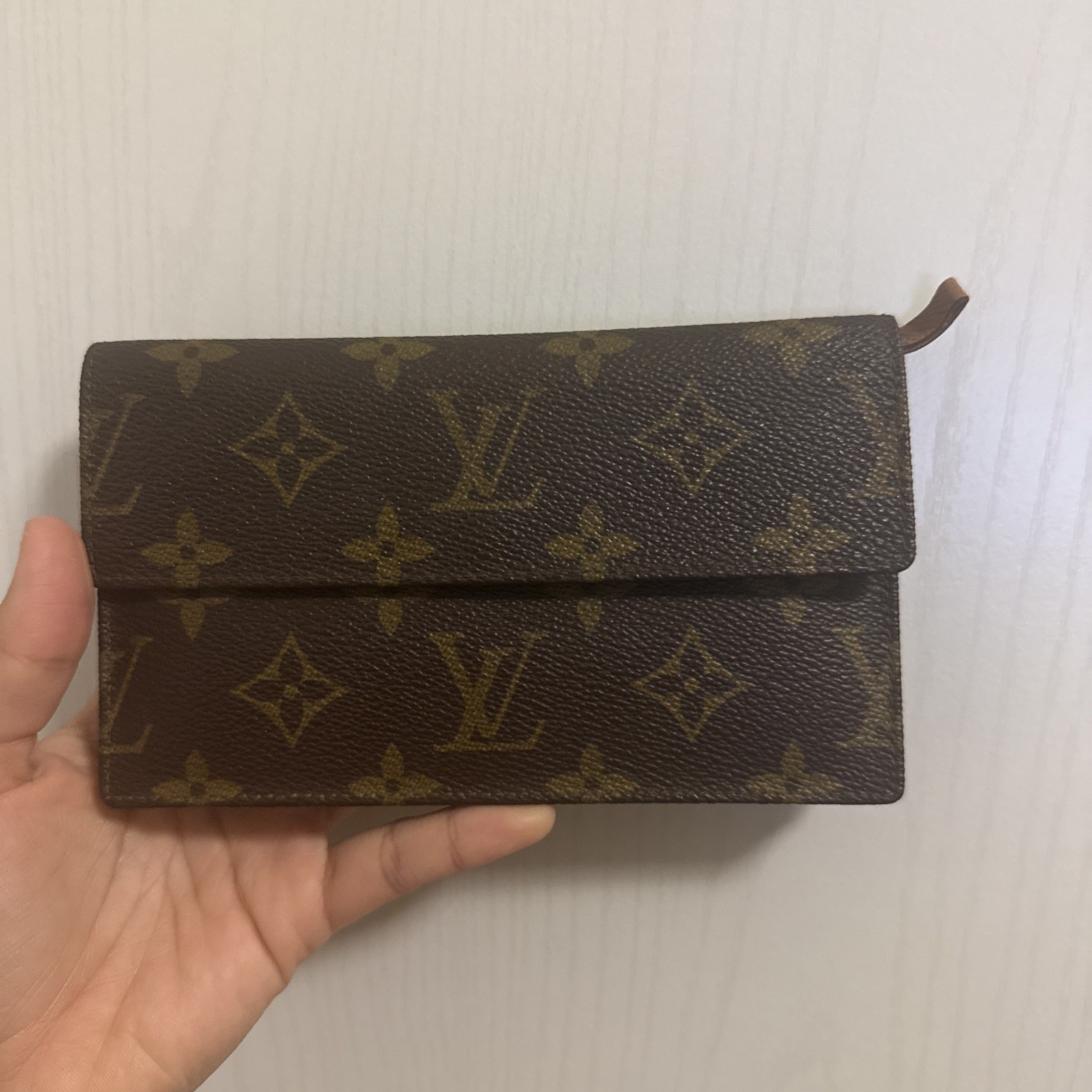 LOUIS VUITTON Envelope Long Wallet Vintage Monogram