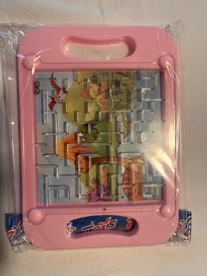 Rompecabezas gravedad equilibrio bola laberinto 3D - rosa o verde Foto 4 de 4