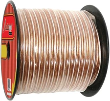Audiopipe CABLE10CLEAR300 10 Gauge Speaker Wire 300ft
