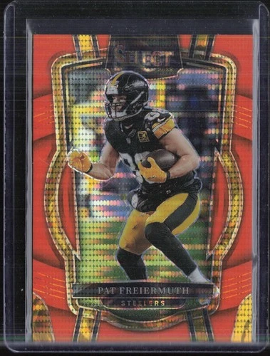 2022 Panini Select Orange Pulsar Prizm Club Level #217 Pat Freiermuth 1/7