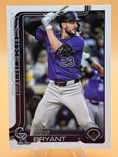 2025 Topps Series 2 - Kris Bryant #CTC-24 SSP Image Variation Colorado Rockies