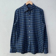 Daks Men's Cotton Check Long Sleeve Shirt, Size 105, Good Condition