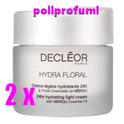 2 x DECLEOR HYDRA FLORAL Leichte Feuchtigkeitscreme 24h 50ml