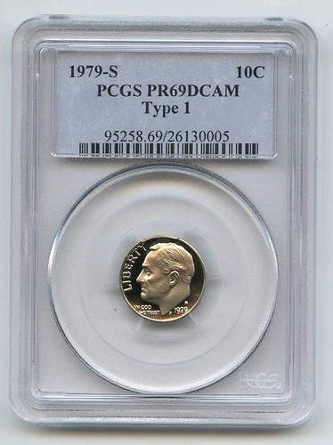 1979-S Roosevelt Dime Proof — photo from the most recent tracked eBay sale