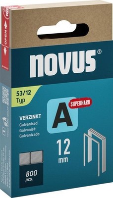 NOVUS Drahtklammer A Typ 53/12mm, Pack � 800 Stück 