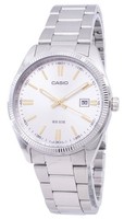 Casio Enticer Analog Edelstahl Silber Zifferblatt MTP-1302D-7A2VDF 50M Herrenuhr