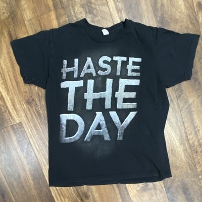 Haste The Day Farewell Tour Band Tee Black Unisex Merch Tee Medium