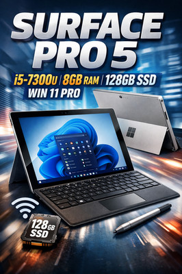 Surface Pro 5 | i5-7300U CPU | 8GB | 128GB | Win11 Pro | Touch Tablet PC TAB TOP