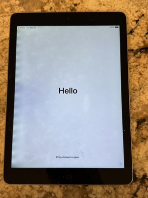Apple iPad Air 1st Gen 32GB Wi-Fi A1474 Space Gray Tested Working Reset