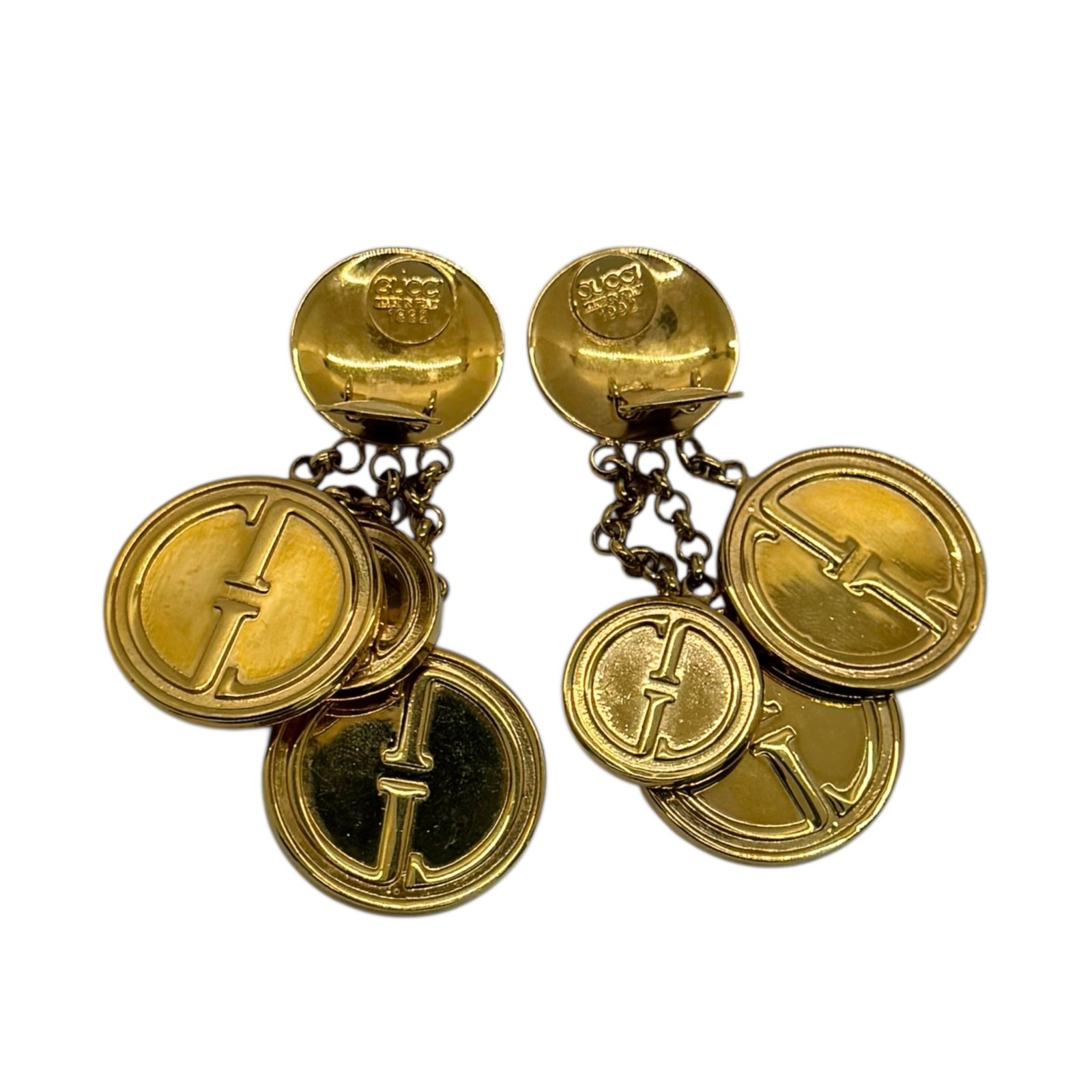 Gucci Vintage GG Coin Earrings thumbnail 6