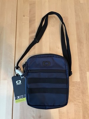 NWT OGIO Pace Pro Pouch Cross Body Bag Purse Navy 3L *Embroidered