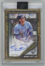 2022 Topps Transcendent Bobby Witt Jr Gold Deco Rookie Auto 1/1 Sealed