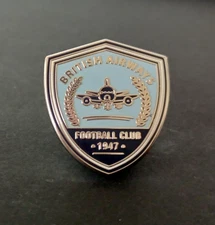 BRITISH AIRWAYS FOOTBALL CLUB BUTTERFLY PIN BADGE