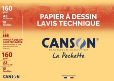Canson Zeichenpapier A3 160G/Qm Weiß-image