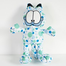 Garfield 14" Plush Blue Green Polka Dots Paws Toy Factory 337X022