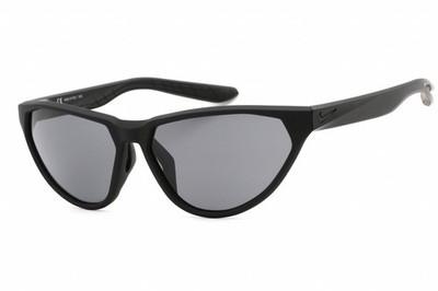 NIKE DJ0800 010 Sunglasses Matte Black Frame Dark Grey Lenses 60mm