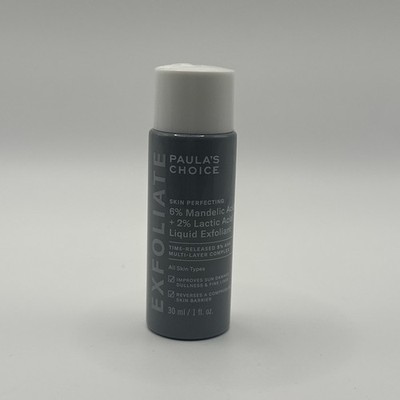PAULA'S CHOICE 6% MANDELIC ACID + 2% LACTIC ACID LIQUID EXFOLIANT 3OZ