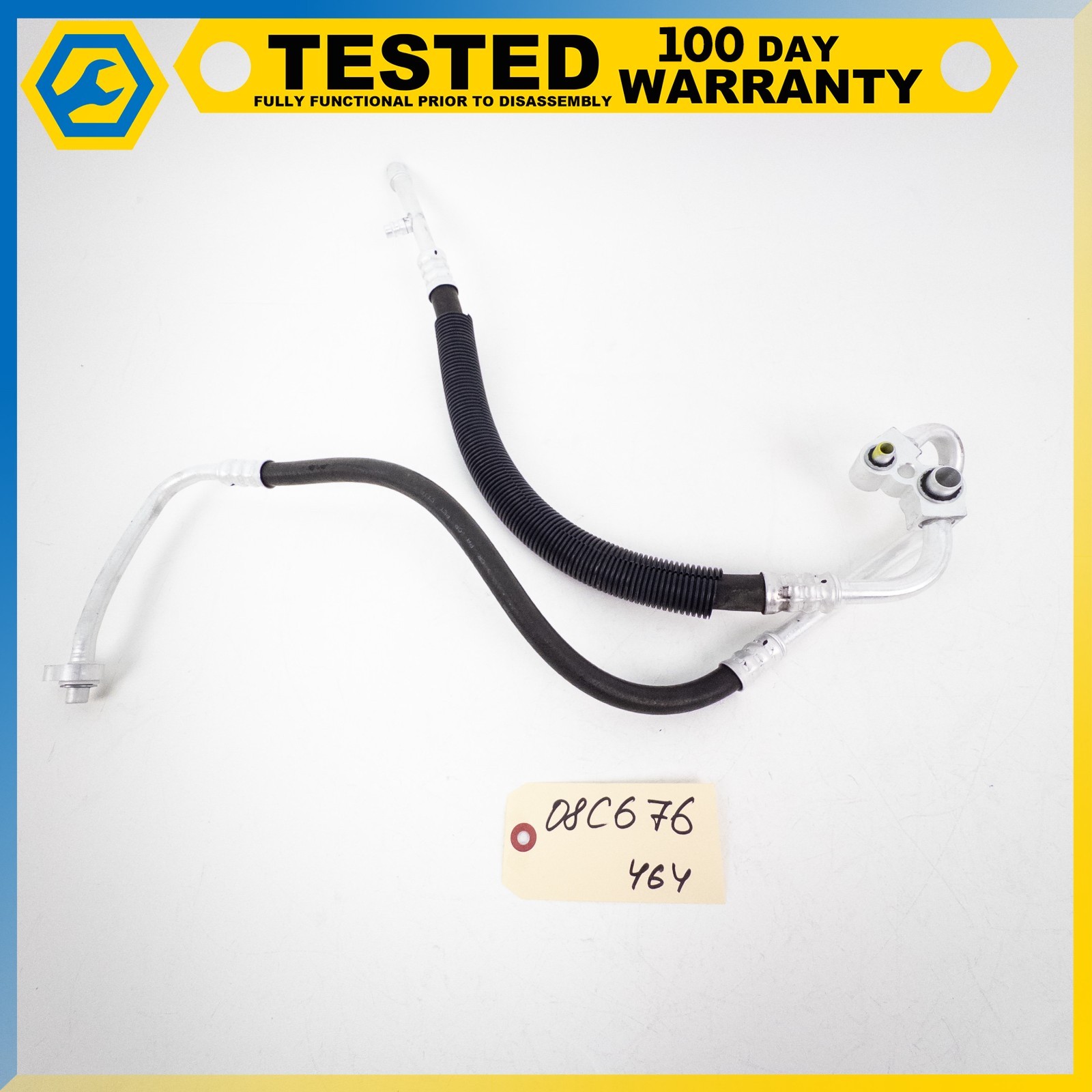 05-13 CHEVROLET CORVETTE C6 AIR CONDITIONING COMPRESSOR CONDENSER HOSE LINE OEM
