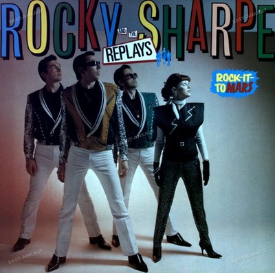 Rocky Sharpe And The Replays - Rock-It-To Mars LP (VG+) '
